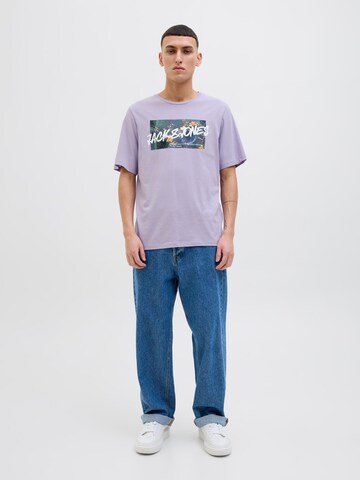 JACK & JONES Bluser & t-shirts 'JJHawaii' i lilla