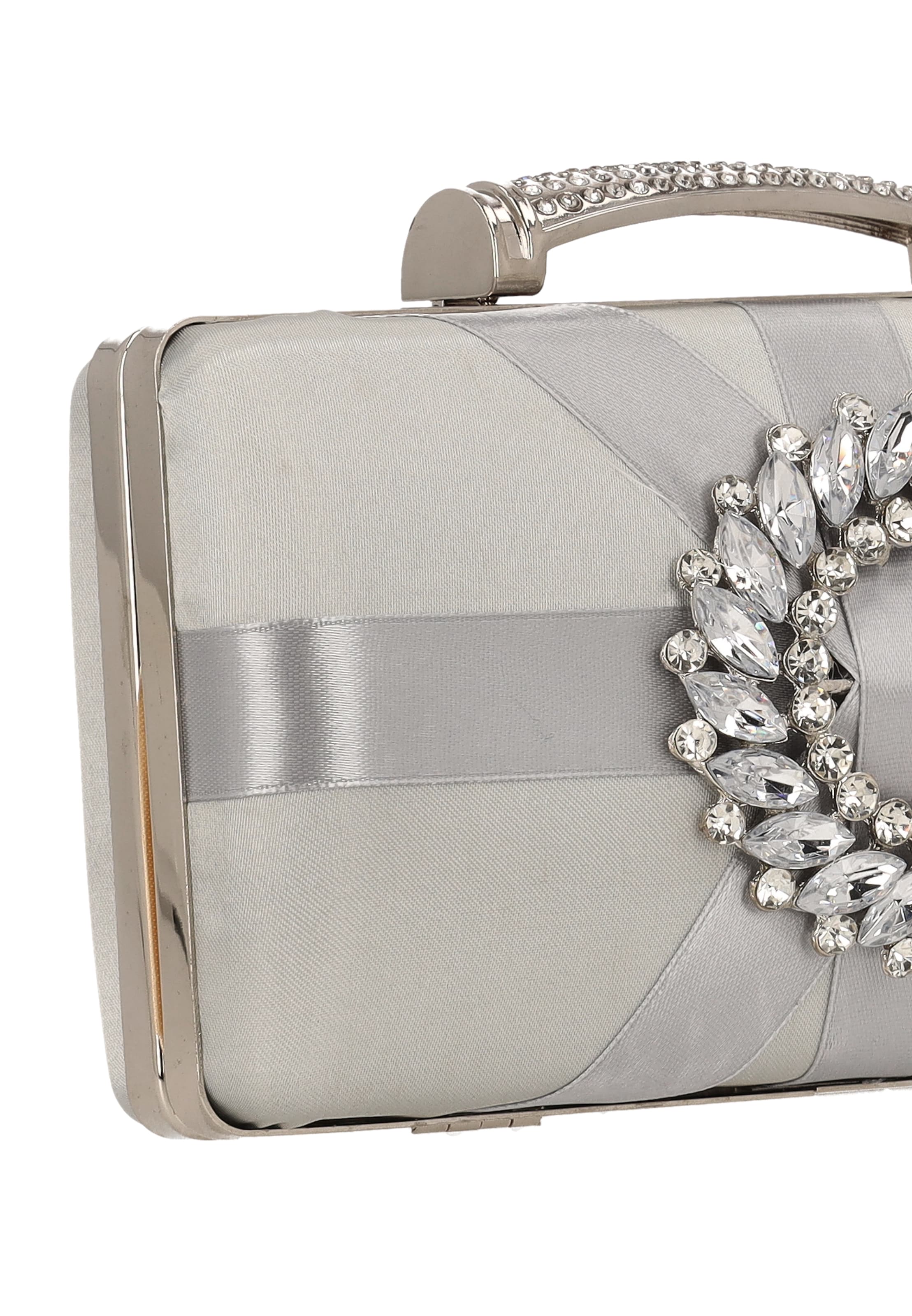 usha BLACK LABEL - Bolso de noche en plata