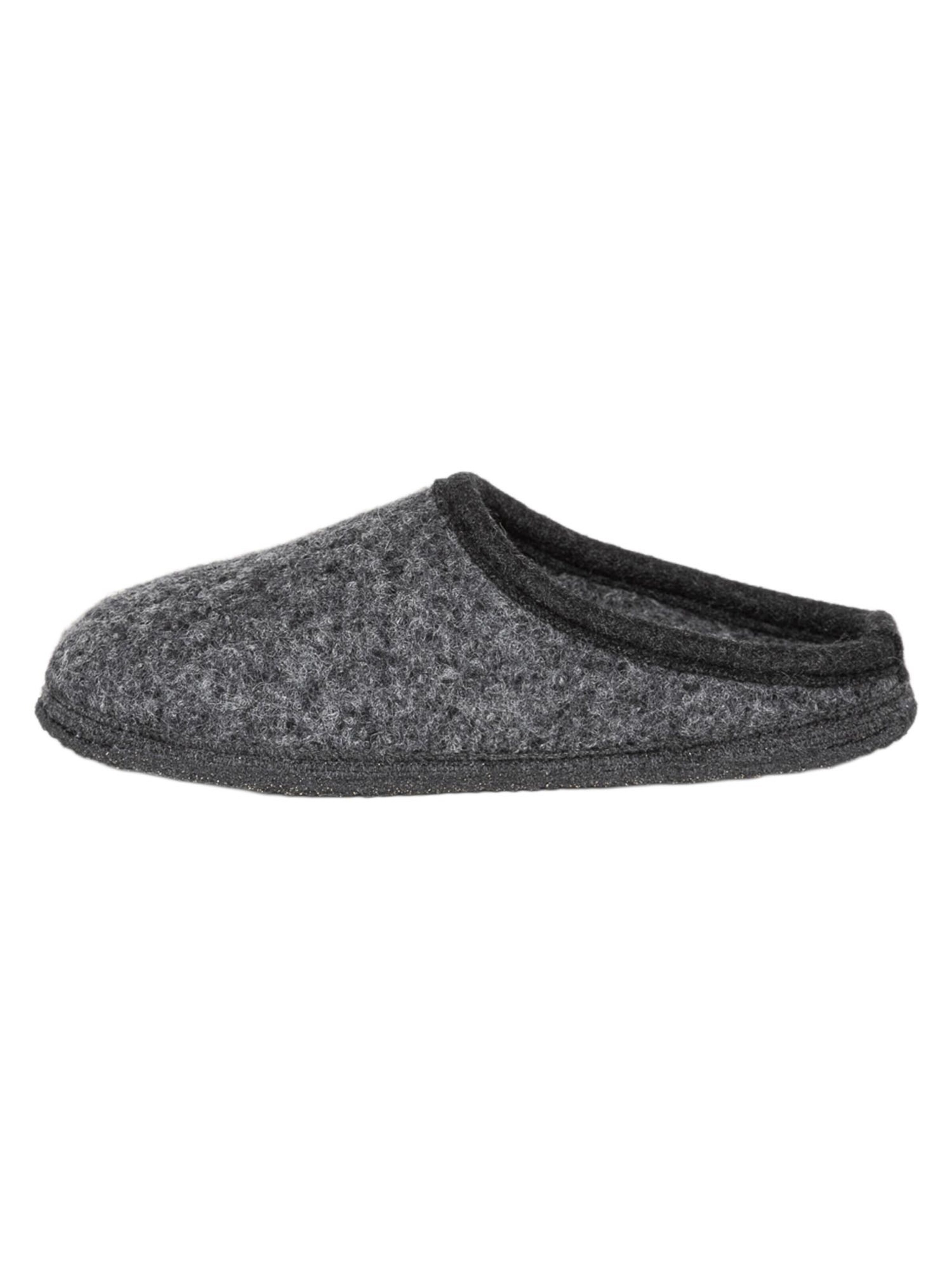 Gottstein Slippers 'Wool Venture' in Grey: front