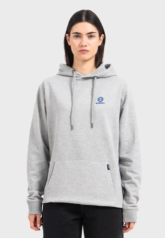 Oldskull Hoodie 'Worldvibe Surf Dreams' in Grau