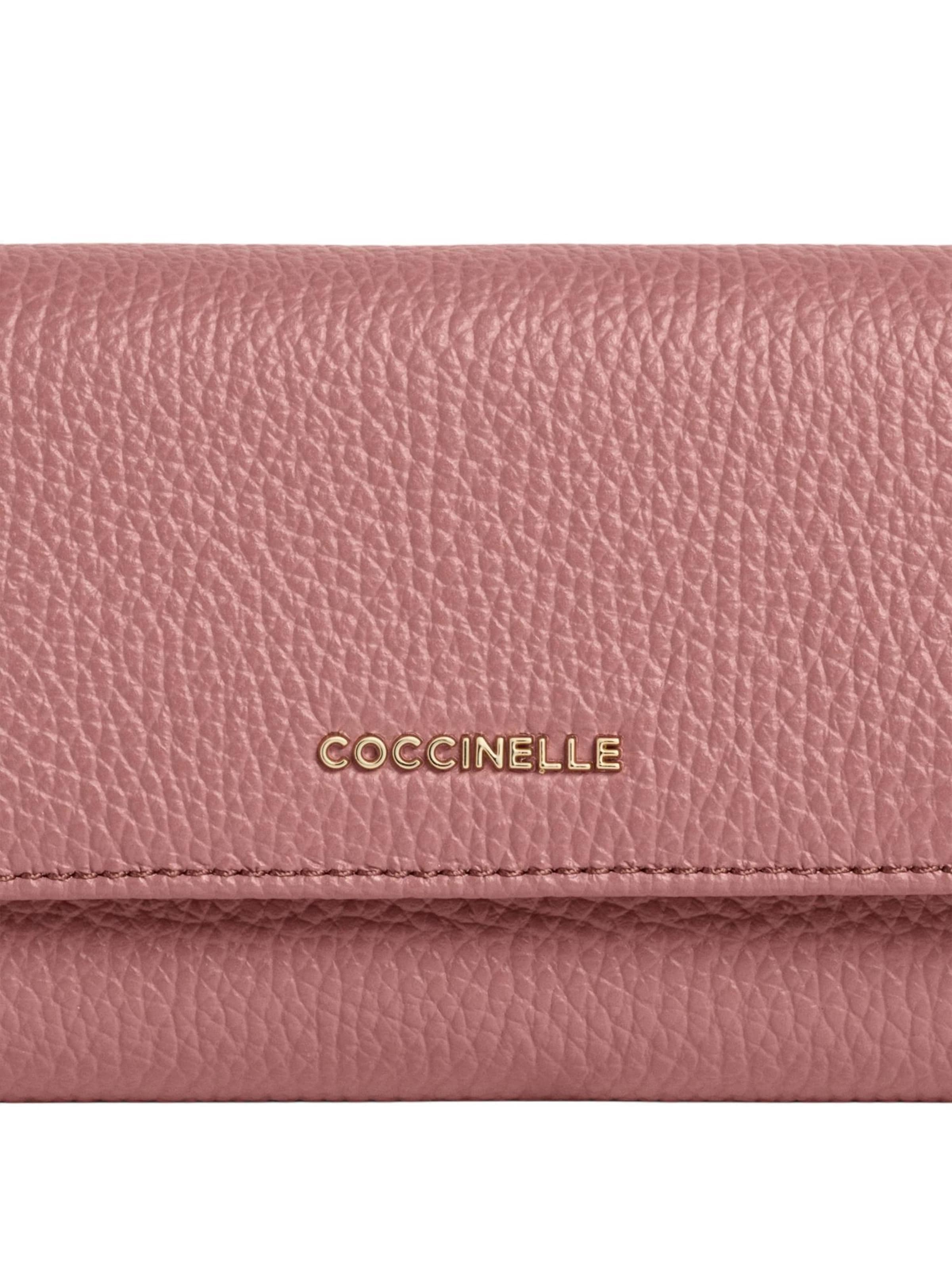 Portamonete 'Metallic 1000m 1' di Coccinelle in rosa