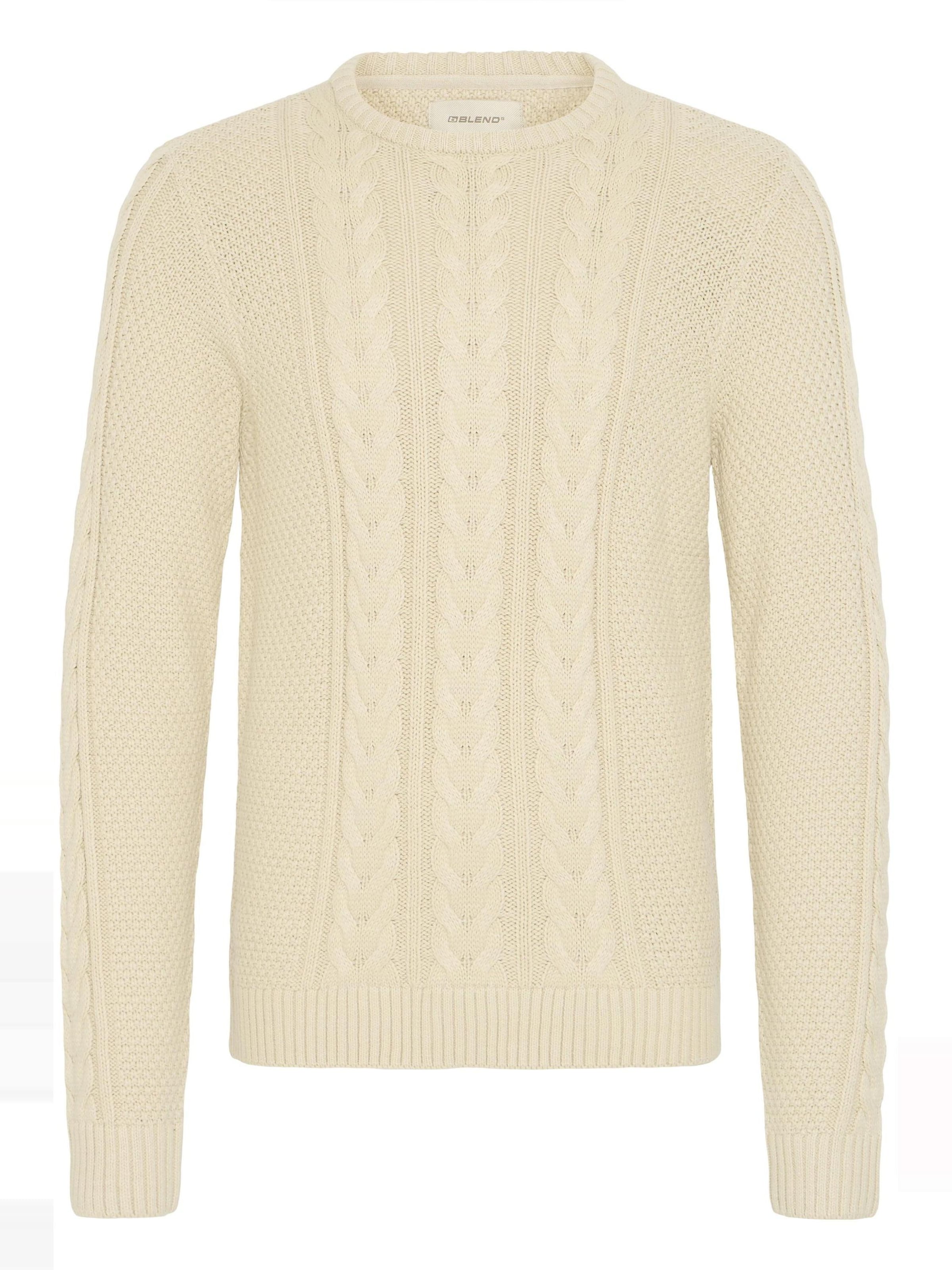 Pull-over ' BHBASIM ' BLEND en beige : devant