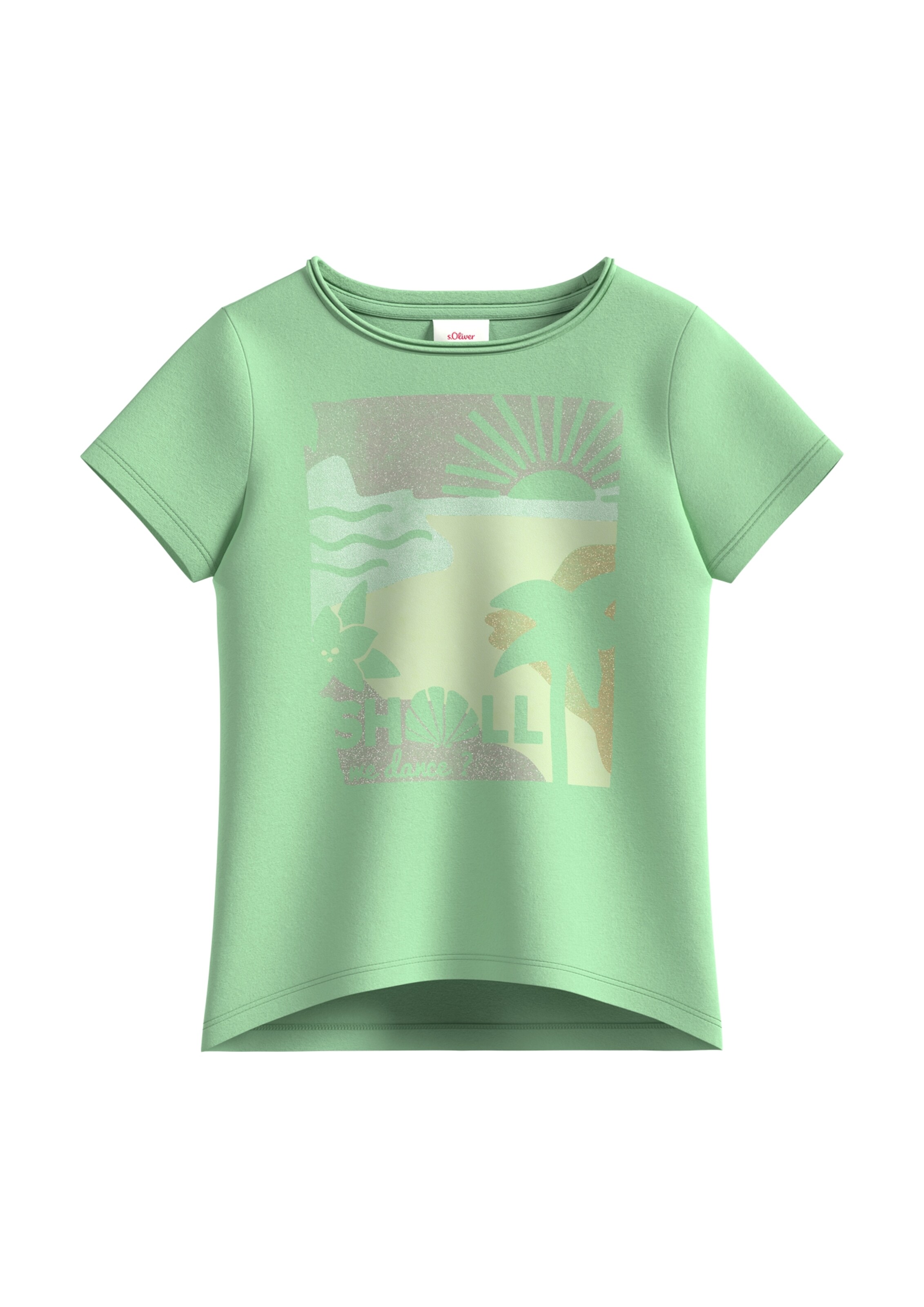 s.Oliver Shirt in Groen: voorkant