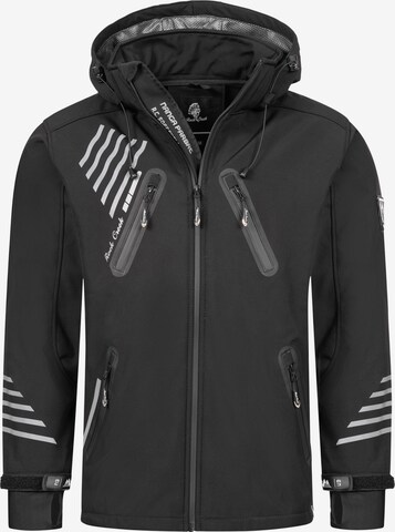 Rock Creek Outdoor jacket in Black: front