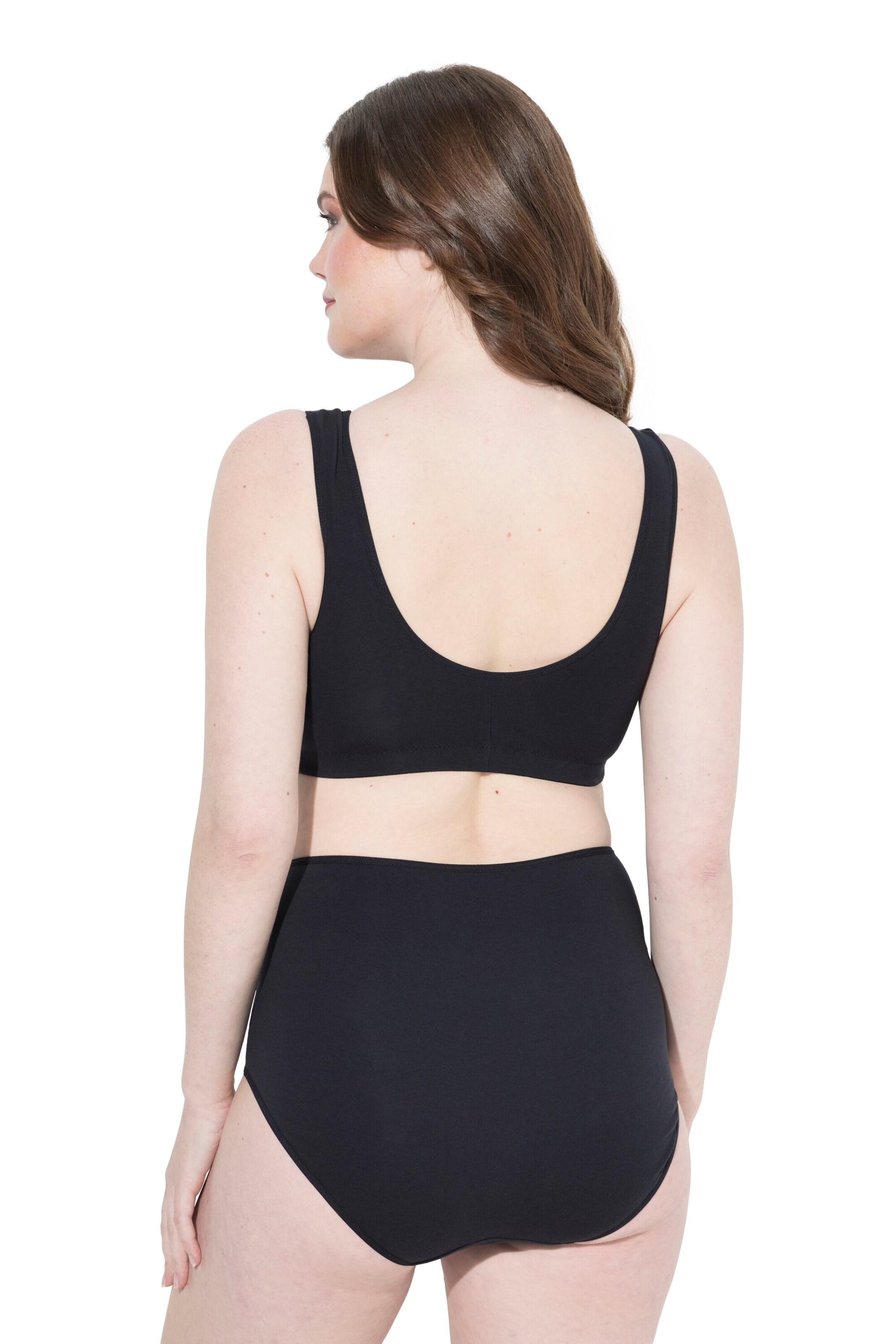 Ulla Popken Bustier BH in Zwart