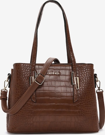 Borsa a mano di Derimod in marrone: frontale