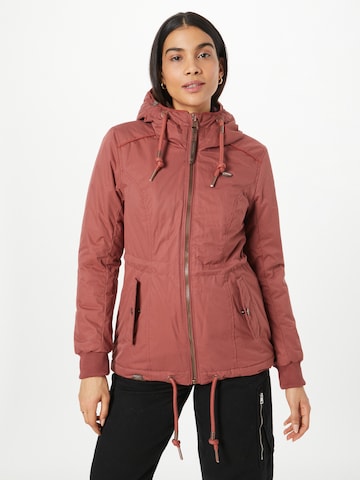 Ragwear Between-Seasons Parka 'DANKA' in Red: front