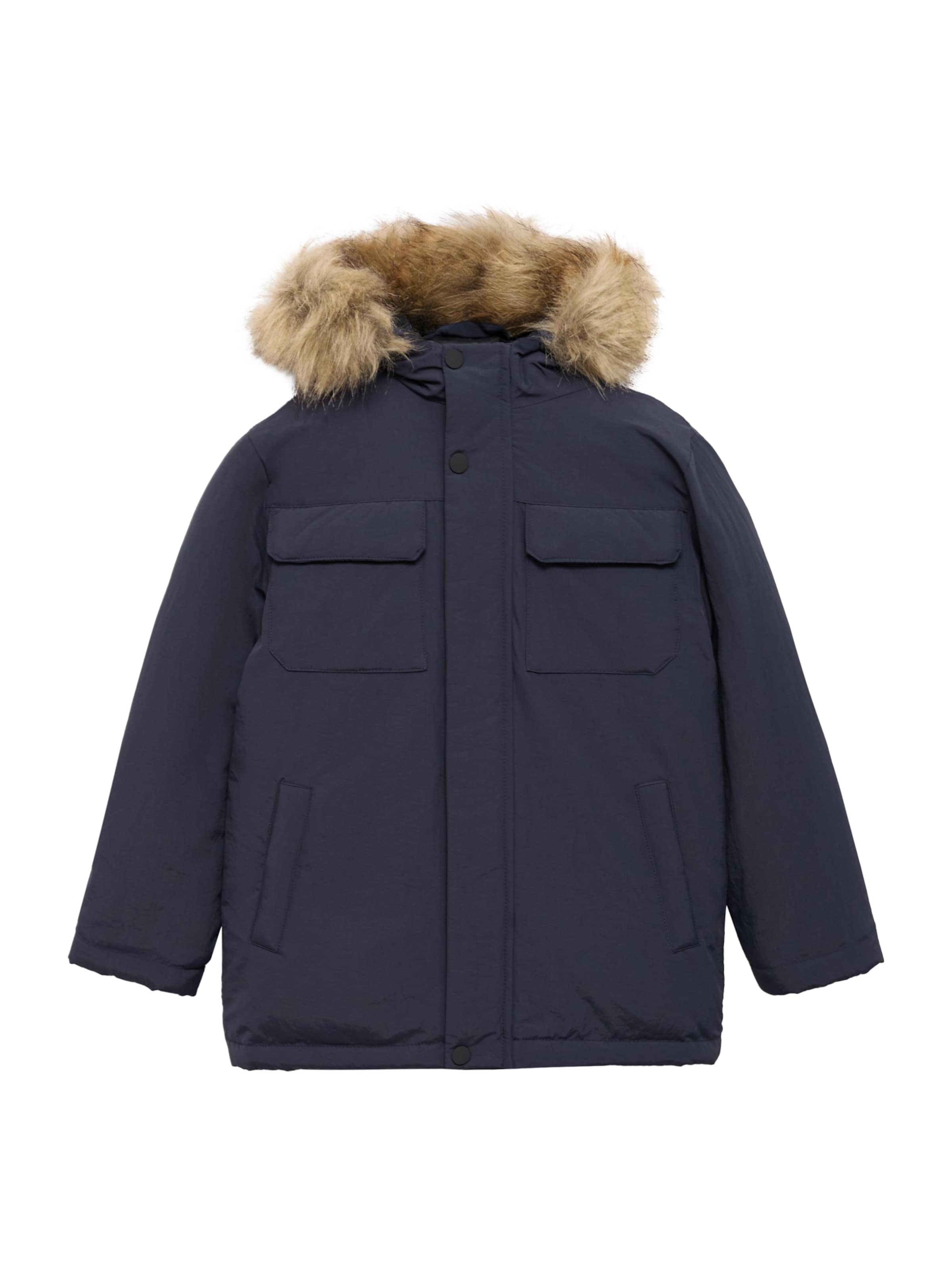 MANGO KIDS Zimní bunda 'Fernando' – modrá: přední strana