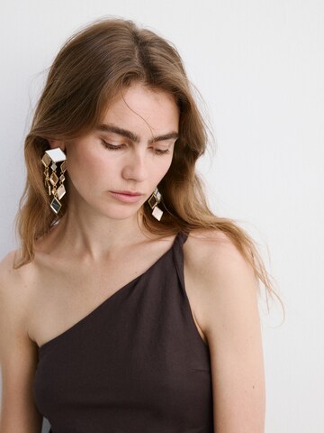 Rochie 'CARAM' de la MANGO pe maro