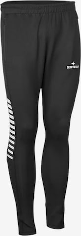 DERBYSTARSlimfit Sportske hlače 'Primo V24' - crna boja: prednji dio