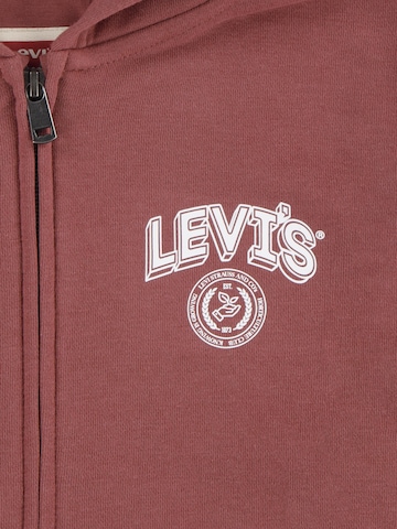 LEVI'S ® - Sudadera con cremallera en rojo
