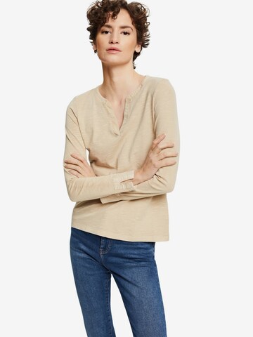 ESPRIT Shirt in Beige: predná strana