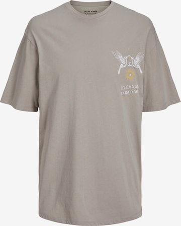 JACK & JONES T-Shirt 'ETERNAL PARADISE' in Taupe | ABOUT YOU