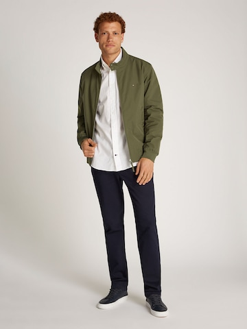 TOMMY HILFIGER Přechodná bunda 'HARRINGTON' – zelená
