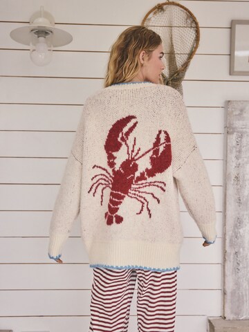 Cardigan 'Lobster' Next en beige : devant
