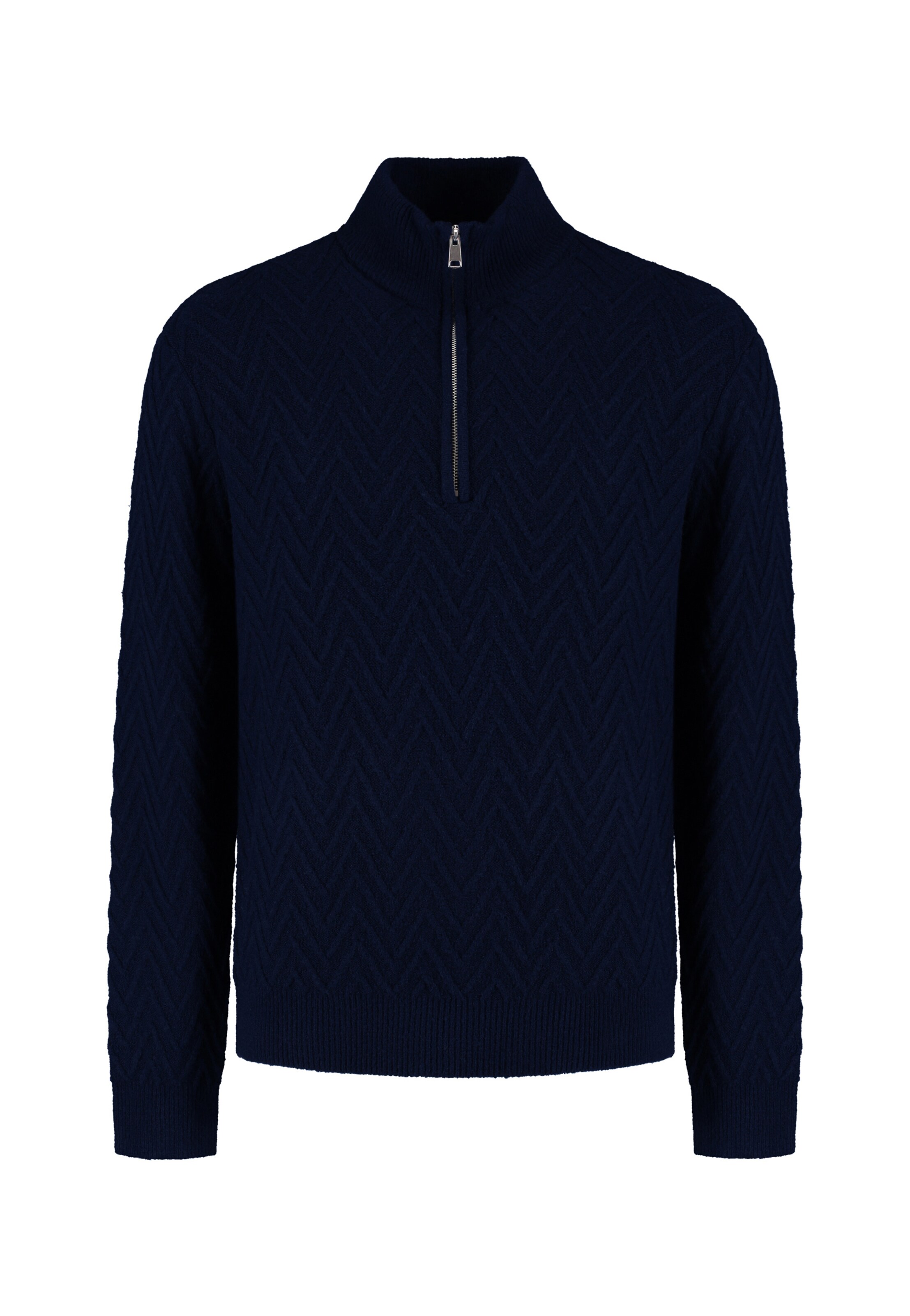 Shiwi - Pullover 'ZIGZAG' em azul: frente