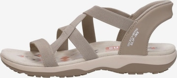Sandales 'Slip-Ins: Reggae Slim' SKECHERS en gris : devant