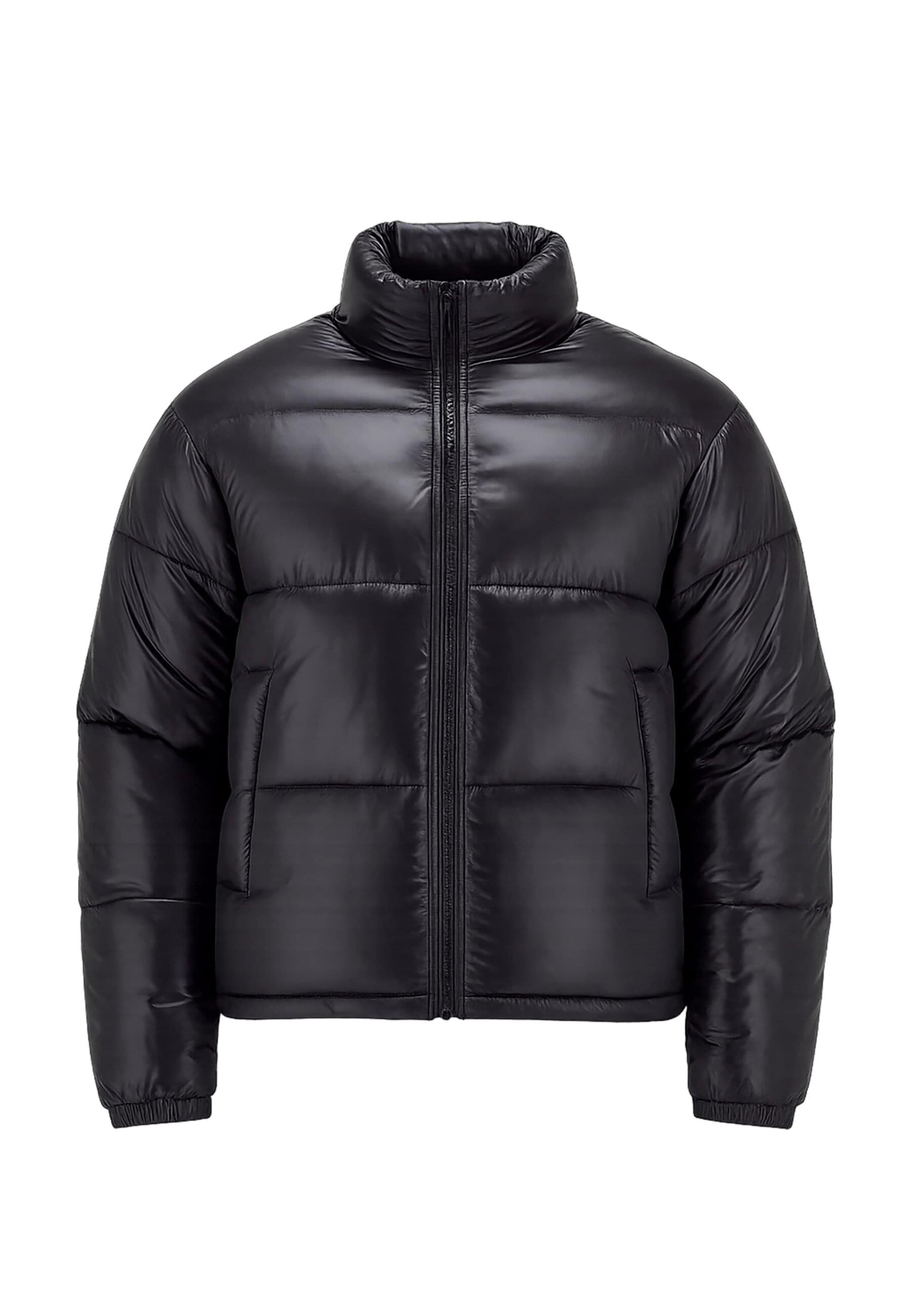 Veste mi-saison Urban Classics en noir : devant