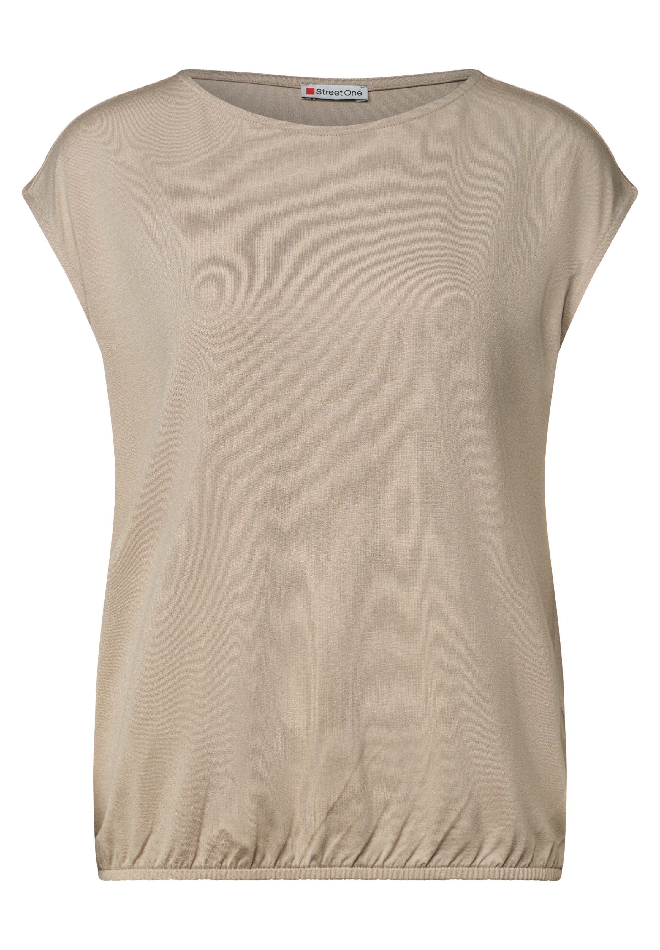 STREET ONE Shirt in Beige: Vorderseite