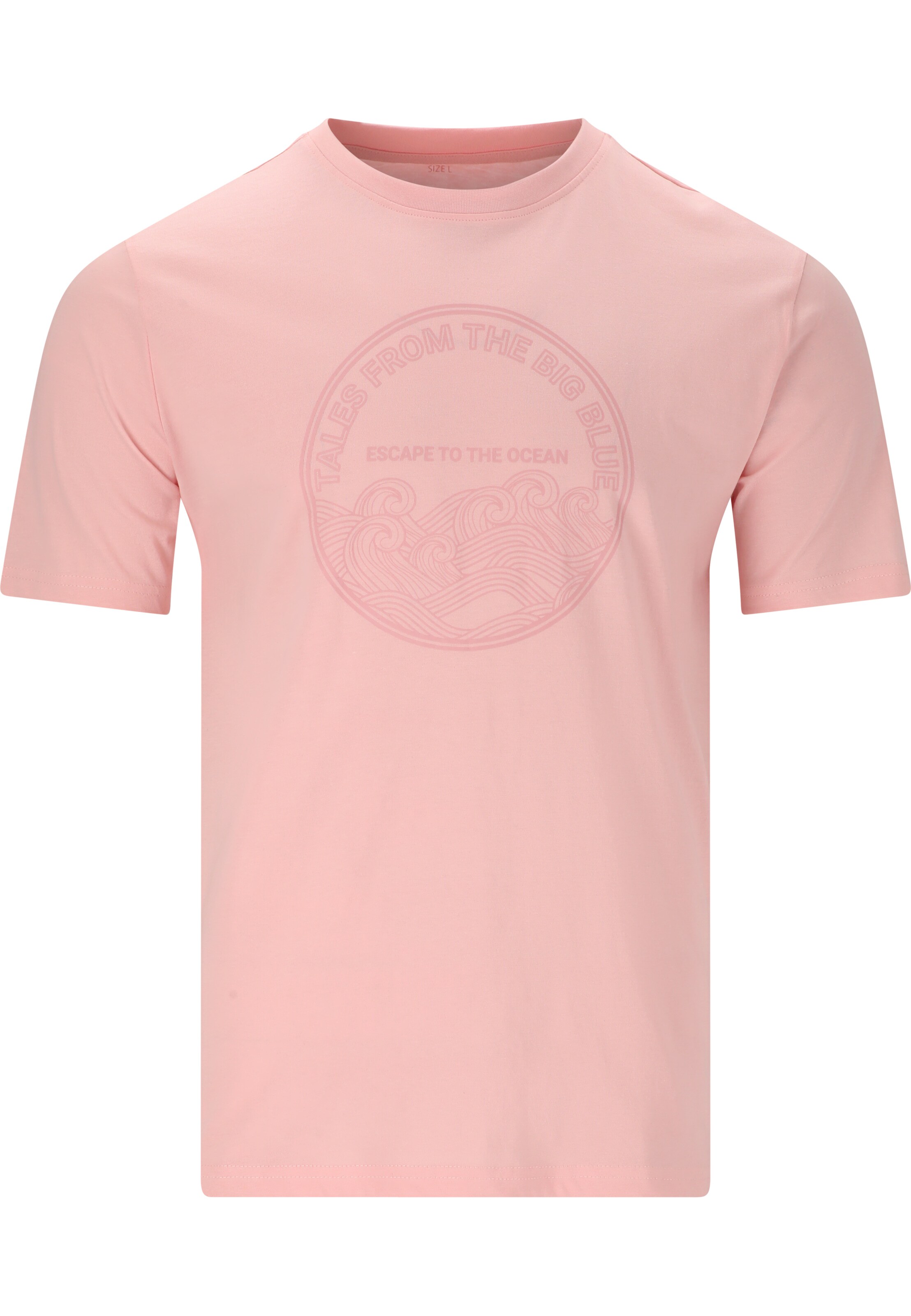 Cruz Shirt 'Zamon' in Roze: voorkant