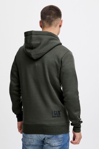 !Solid Zip-Up Hoodie 'BENE ZIP' in Green