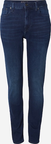 mėlyna TOMMY HILFIGER Prigludęs Džinsai 'Core Bleecker': priekis