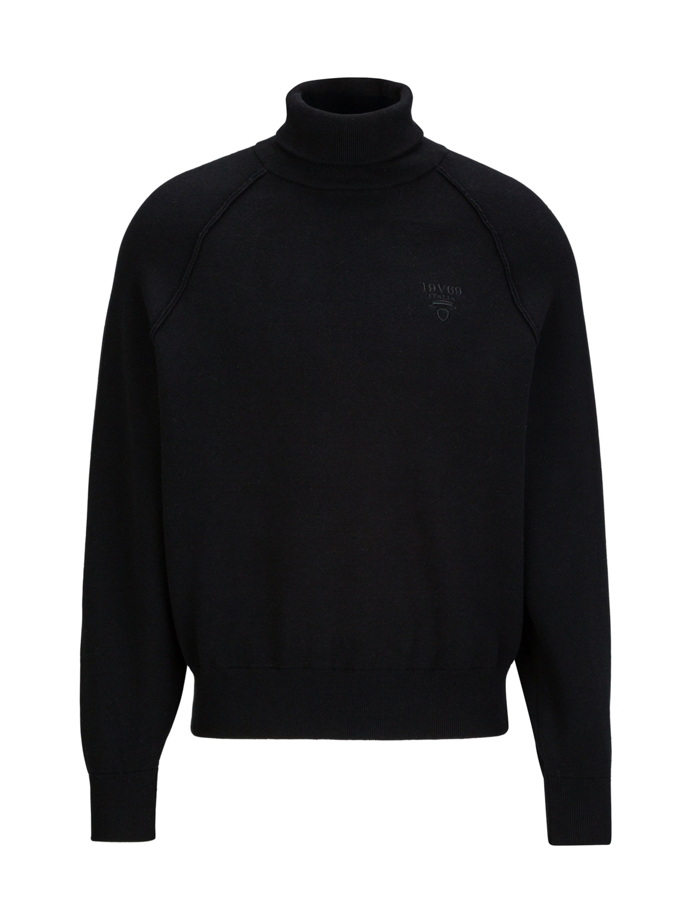 Pullover 'Lejan' di 19V69 ITALIA in nero: frontale