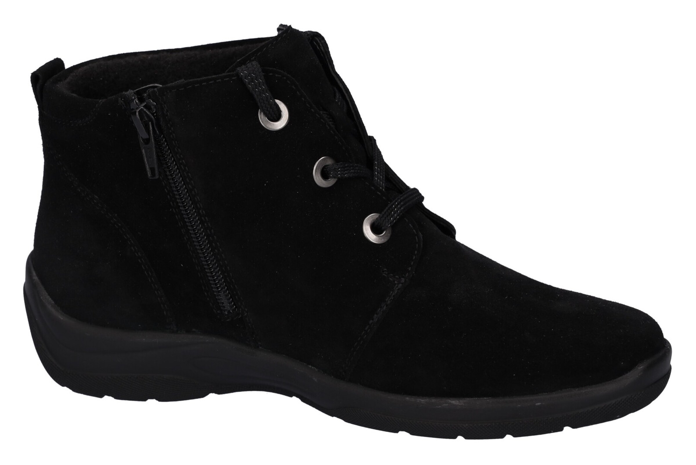 WALDLÄUFER Schnürschuh in Schwarz