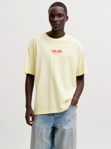 JACK & JONES - Camiseta 'JORDiablo' en amarillo