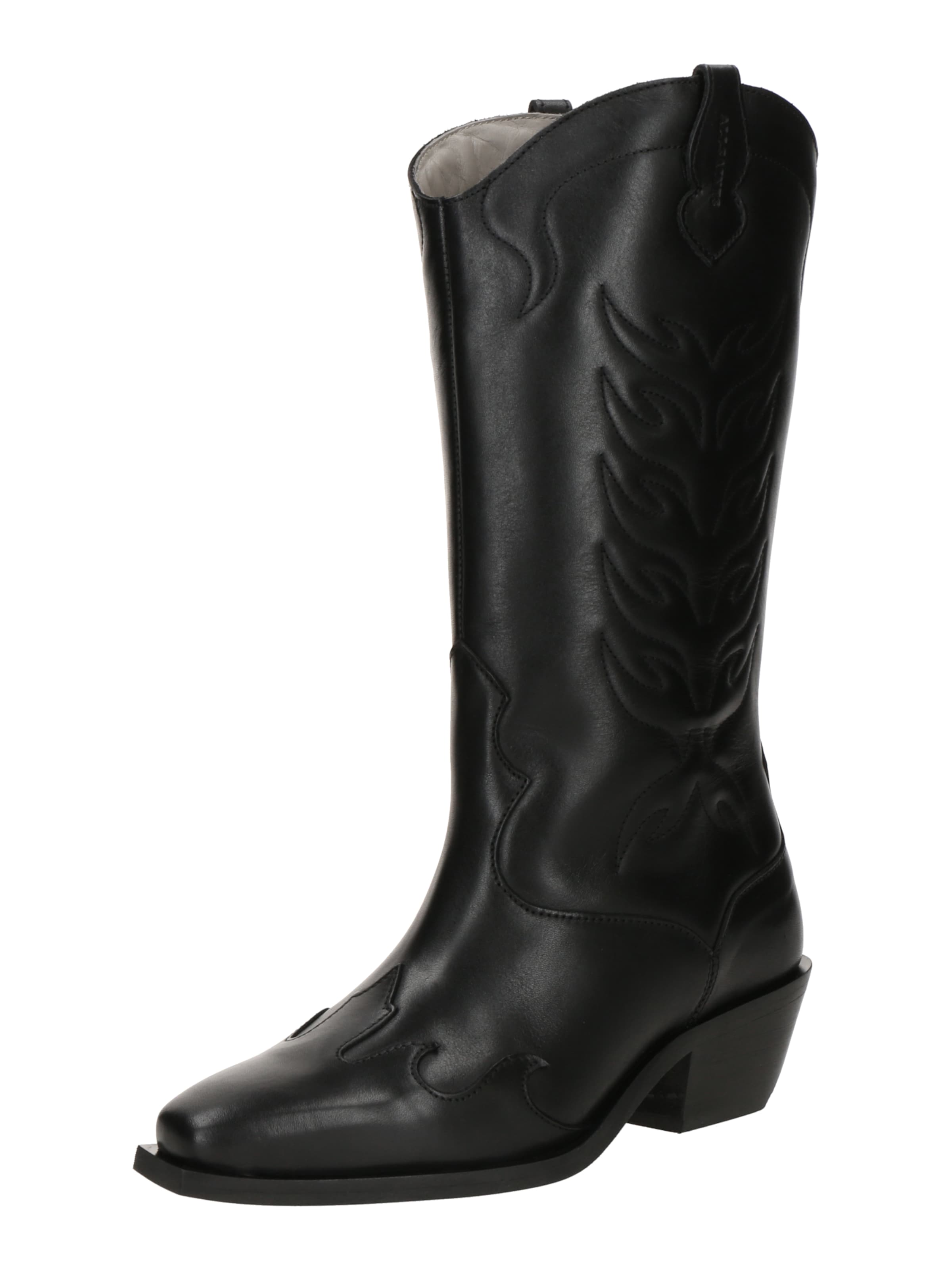 AllSaints Kovbojské čižmy 'DOLLY' - Čierna: predná strana