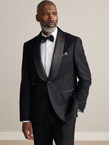 Next Regular fit Business-colbert in Zwart: voorkant