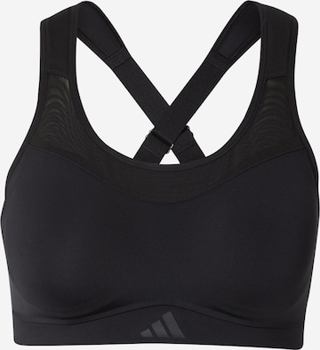 ADIDAS PERFORMANCEBustier Sportski grudnjak 'Tlrdim' - crna boja: prednji dio
