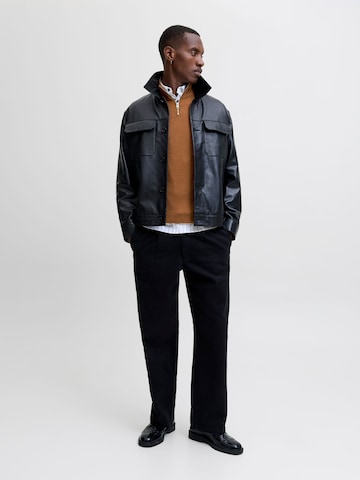 Pull-over 'JJEEmil' JACK & JONES en marron
