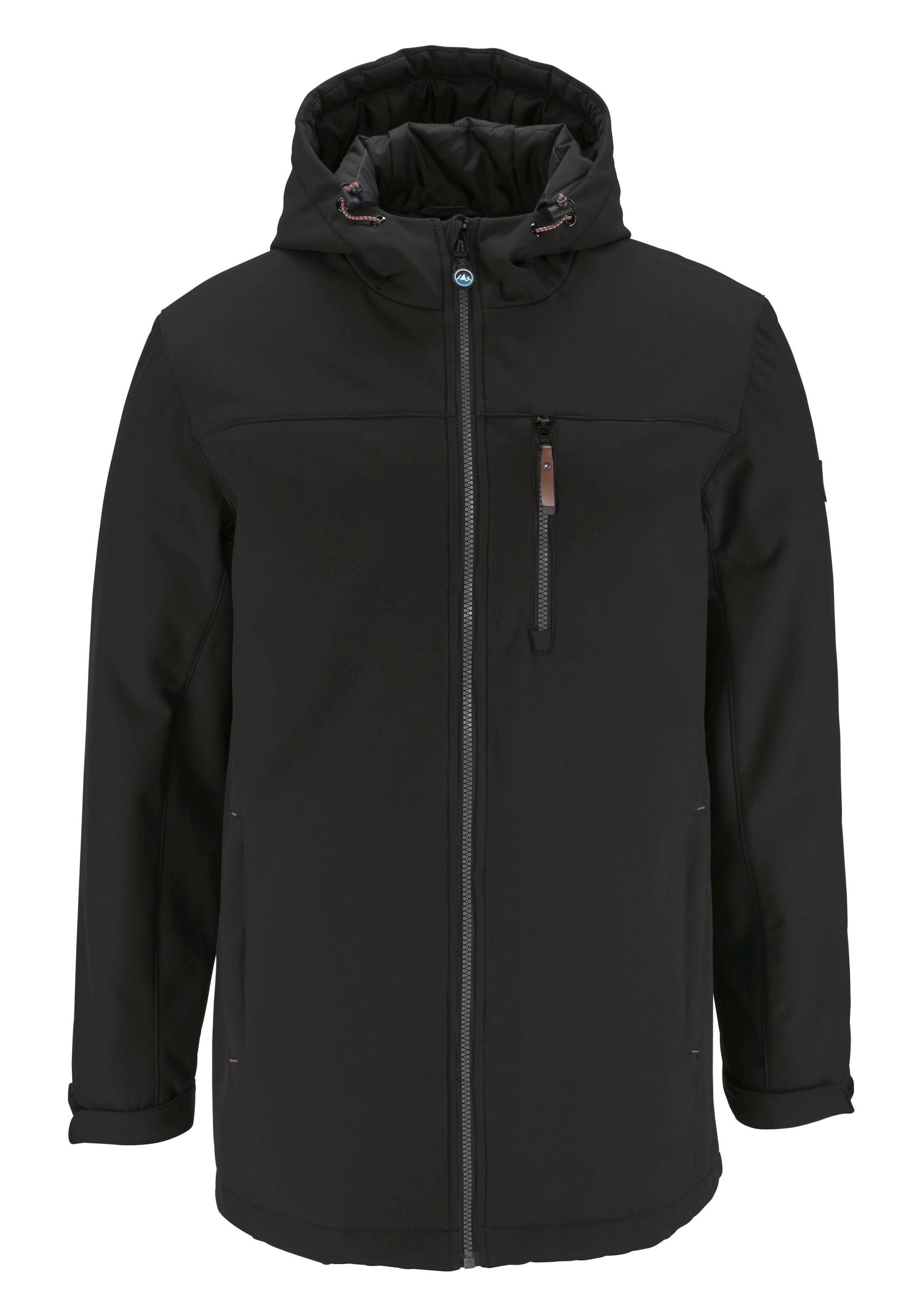 POLARINO Jacke in Schwarz: Vorderseite