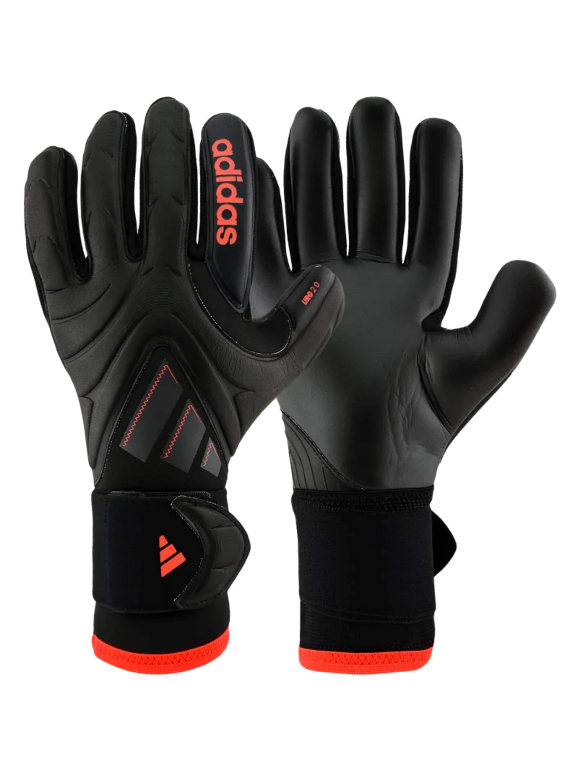 ADIDAS PERFORMANCE Sporthandschuhe 'COPA Pro Stealth Victory'‌‌‌‌‌‌‌‌‌‌ in Schwarz: Vorderseite