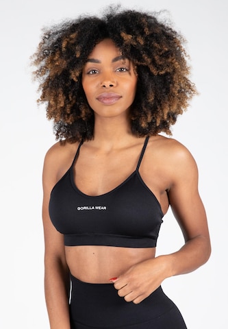 Gorilla Wear Bralette Sports bra 'Quincy' in White: front
