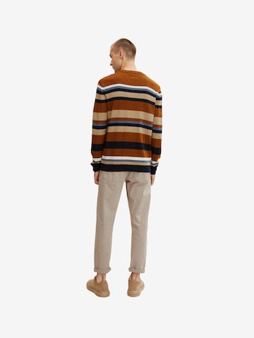 TOM TAILOR Sweater in Brown