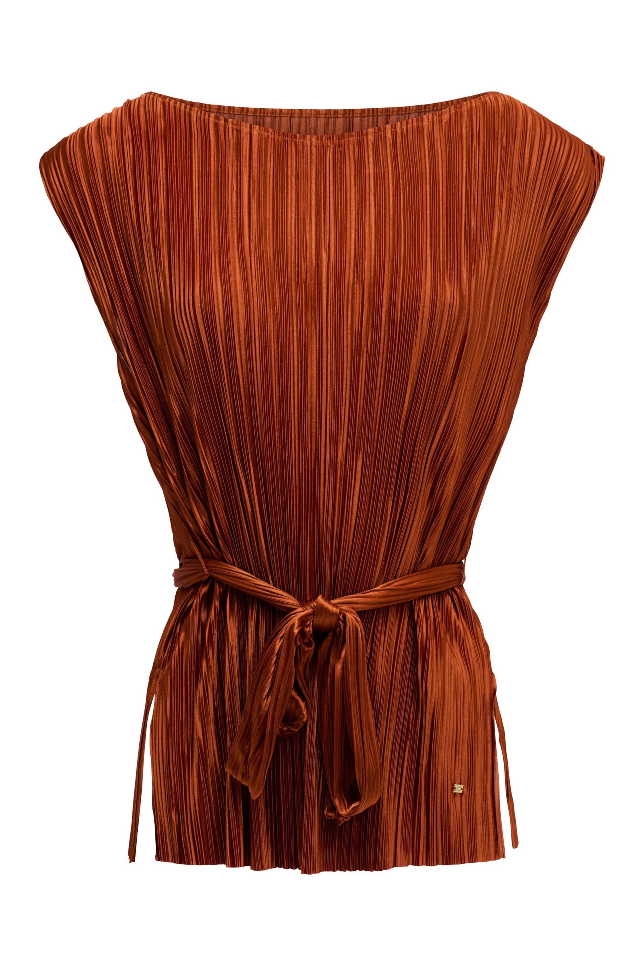 Salsa Jeans Blouse in Oranje: voorkant