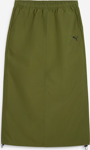 PUMA - Falda en verde: frente