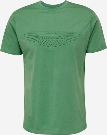 T-Shirt 'EMBOSS' Hackett London en vert : devant