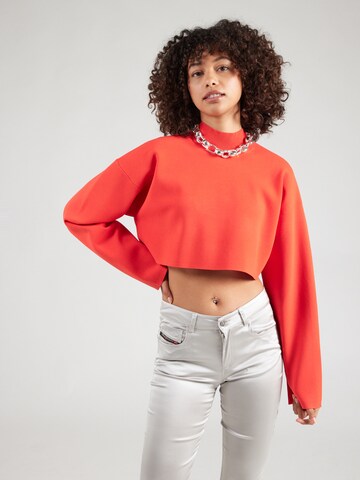 3.1 Phillip Lim Trui in Rood: voorkant