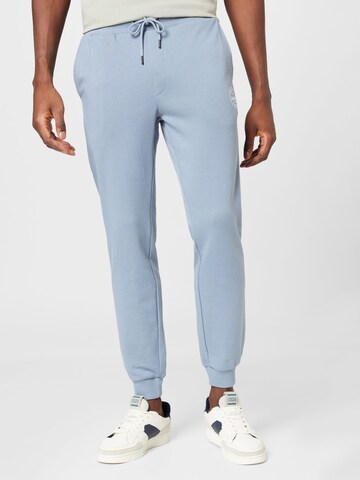 JACK & JONES Tapered Trousers 'Gordon' in Blue: front