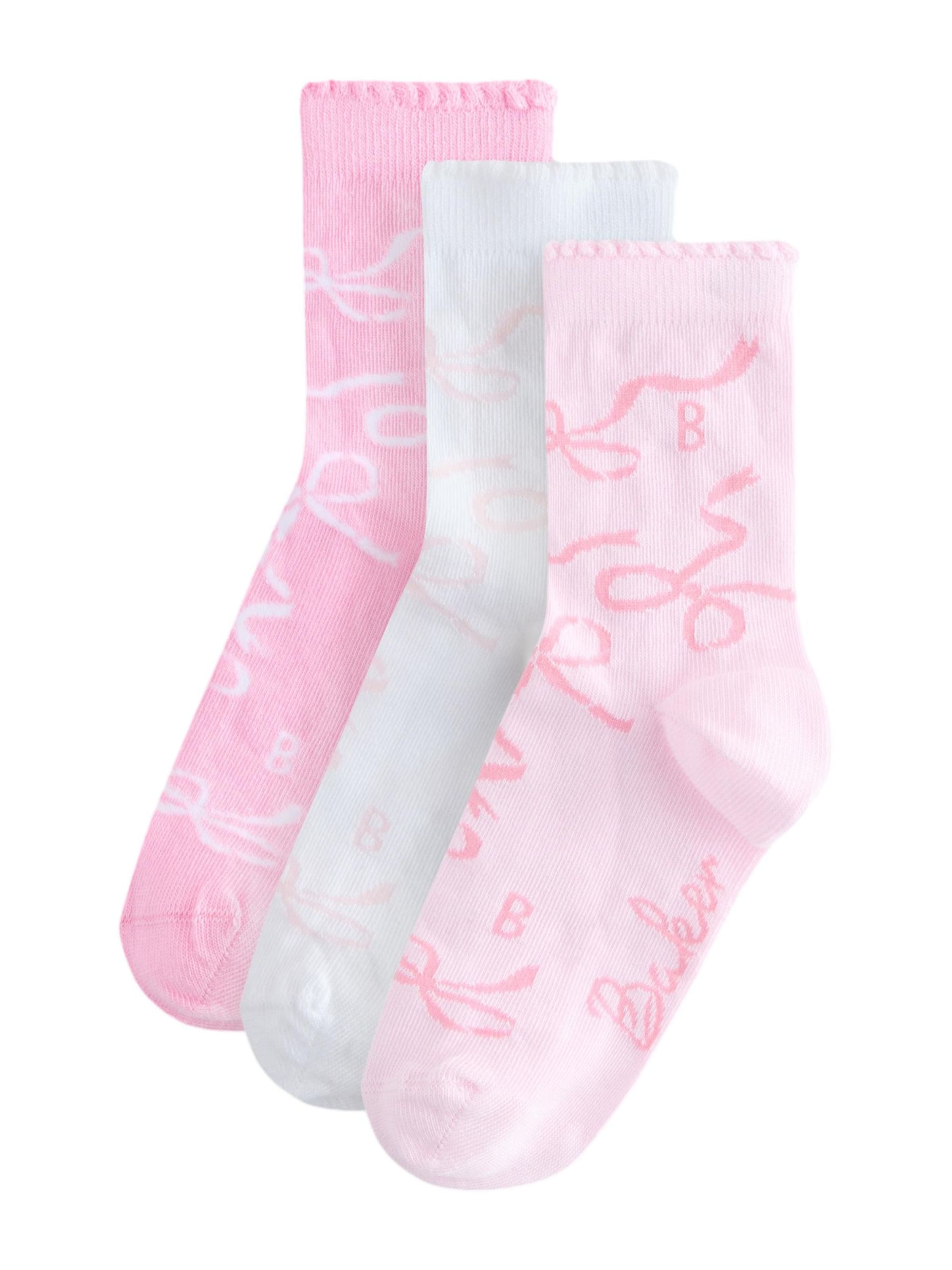 Baker by Ted Baker Къси чорапи в розово: отпред