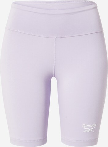 Reebok Leggings in Lila: voorkant