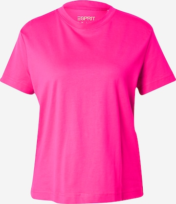 ESPRIT T-shirt 'Ayn' i rosa: framsida