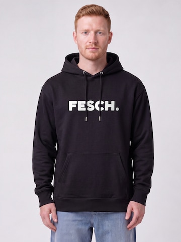 Sweat-shirt 'Fesch' Watapparel en noir : devant