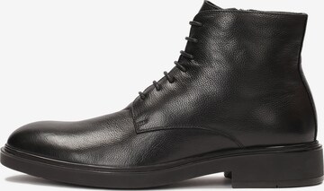 Kazar Lace-Up Boots in Black: front