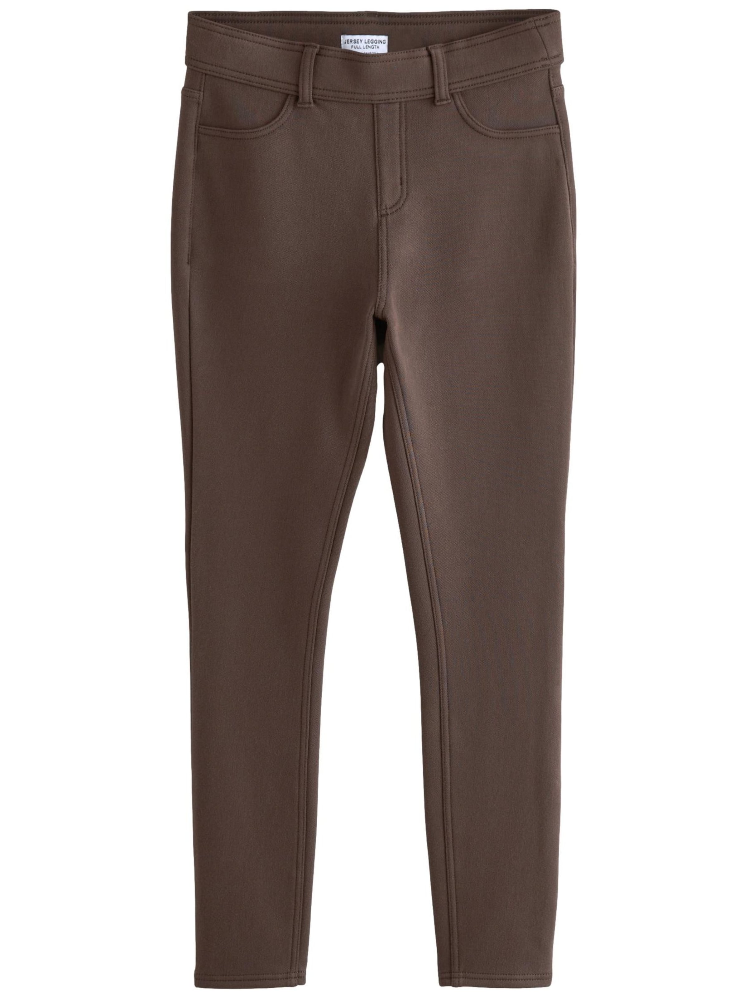 Next Skinny Jeggings i brun: framsida