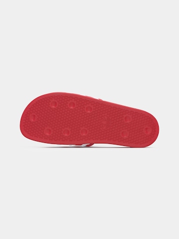 ADIDAS ORIGINALS Muiltjes 'ADILETTE' in Rood