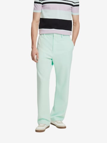 Regular Pantalon ESPRIT en vert : devant